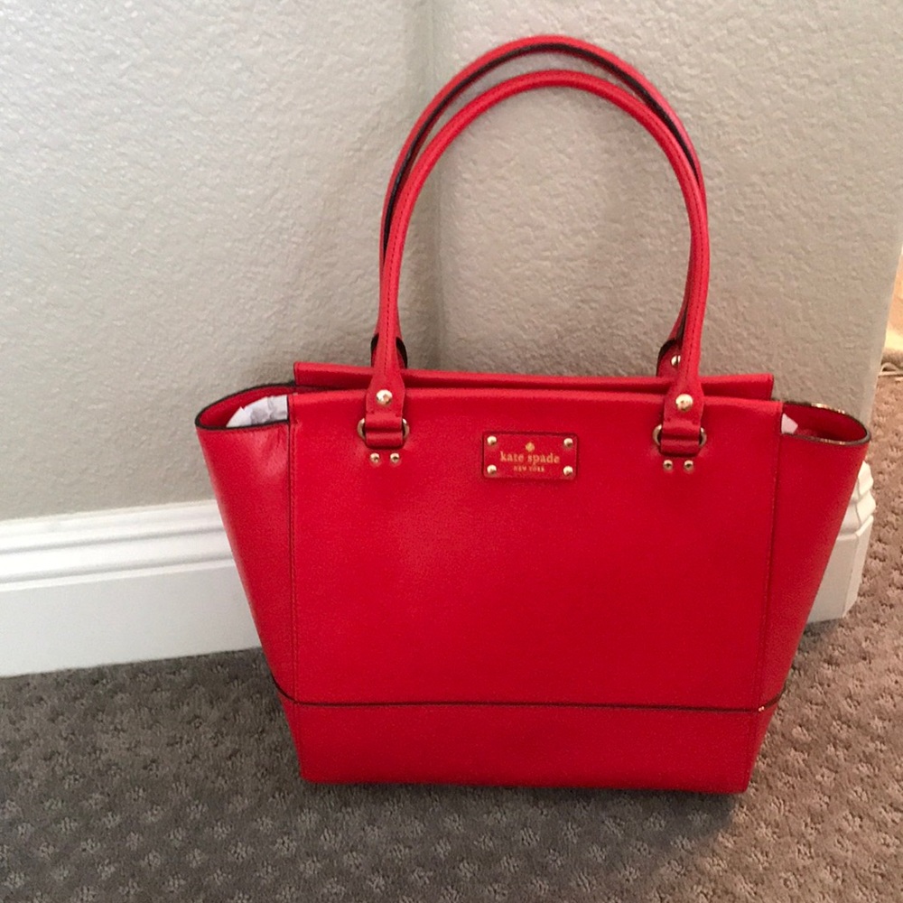 NWT Kate spade red purse